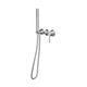 LINSOL Gigi S3 3-Plate Wall Mixer With Hand Shower Trim Kit Chrome