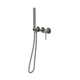 LINSOL Gigi S3 3-Plate Wall Mixer With Hand Shower Gunmetal