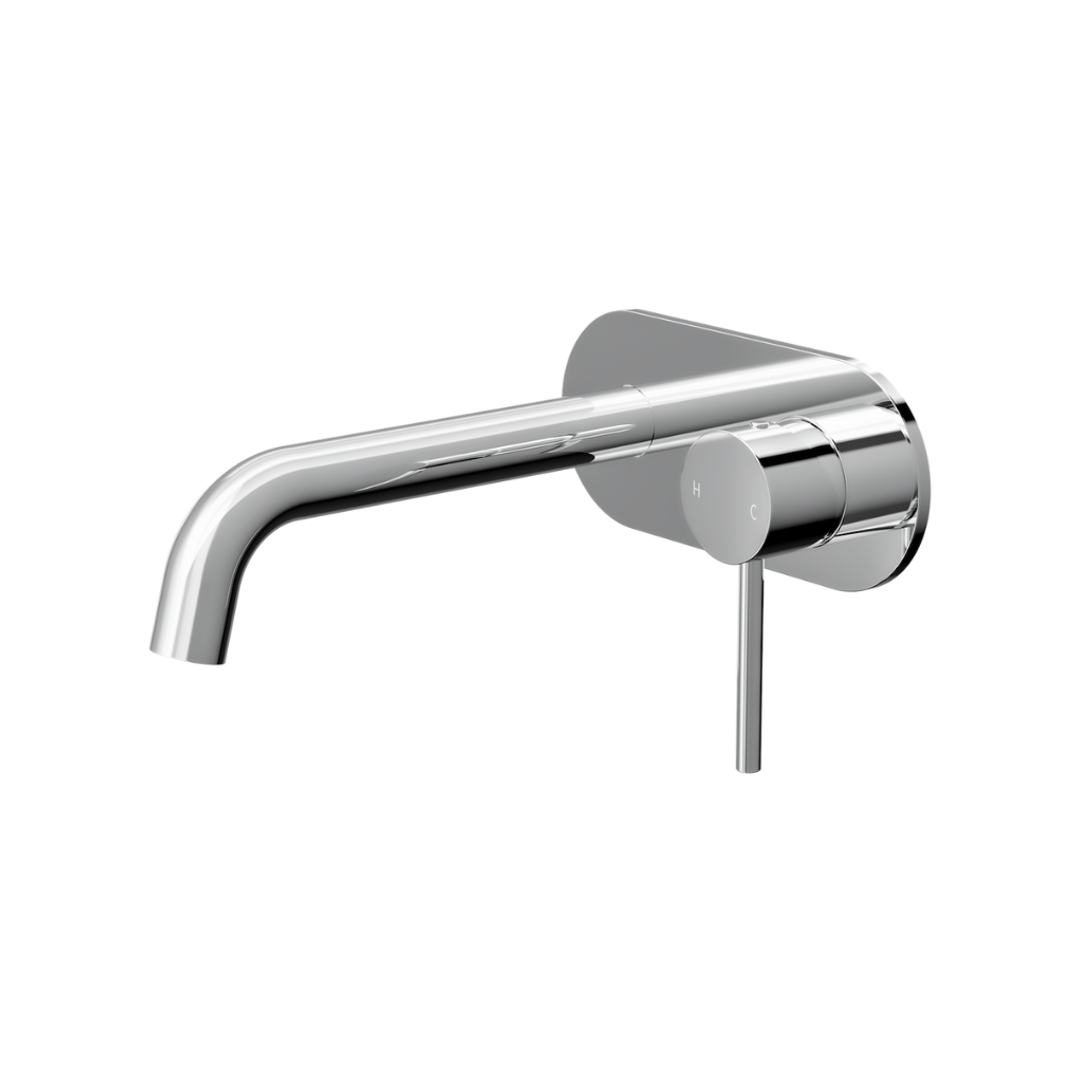 Linsol Gigi S3 1-Plate Wall Basin Or Bath Mixer Chrome