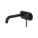 LINSOL Gigi S3 1-Plate Wall Basin Or Bath Mixer Matte Black