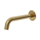 LINSOL Gigi S3 Wall Mount Basin Or Bath Spout Brushed Brass