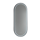 Remer Great Gatsby Led Mirror Manhattan Black Frame With Mirage Magnifier