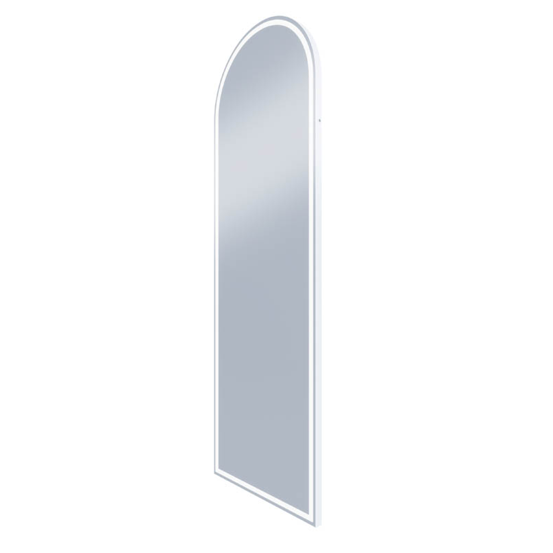 REMER GREAT GREAT ARCH 600 LED MIRROR 600W X 1800H X 29D MATT WHITE GGAR60-MW