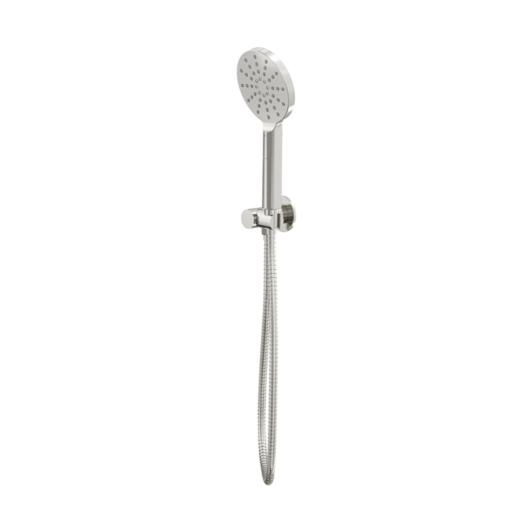 Linsol Giulia Swivel Wall Bracket Set With Multifunction Handpiece Brushed Nickel