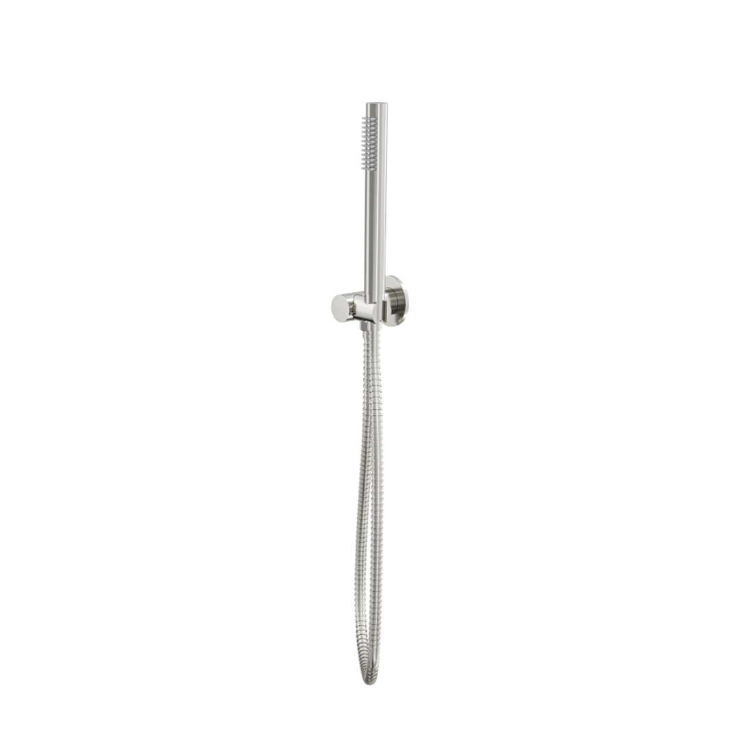 Linsol Giulia Swivel Wall Bracket Set With Slim Handpiece Brushed Nickel