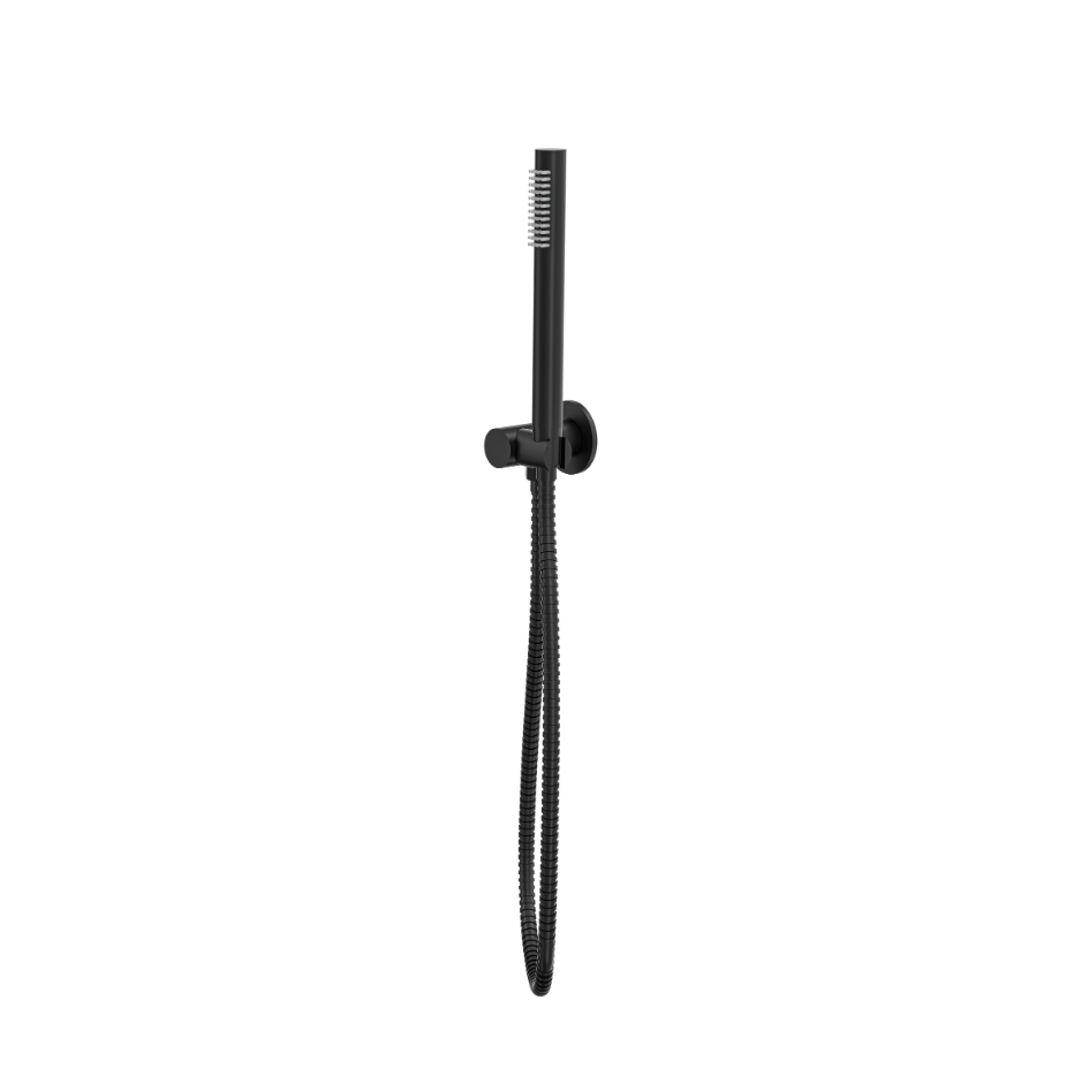 Linsol Giulia Swivel Wall Bracket Set With Slim Handpiece Matte Black