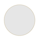 Thermogroup Georgia Round Gold Framed Mirror - 900Mmø - Includes Mirror Demister