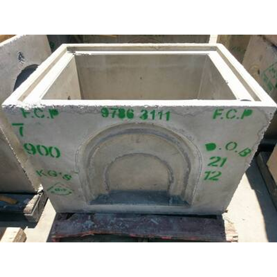 900 X 600 X 150 Deep Precast Concrete Pit Riser