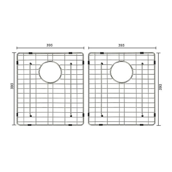 Meir Lavello Protection Grid For Mksp-D860440 2Pcs Tiger Bronze Grid-03-Pvdbb