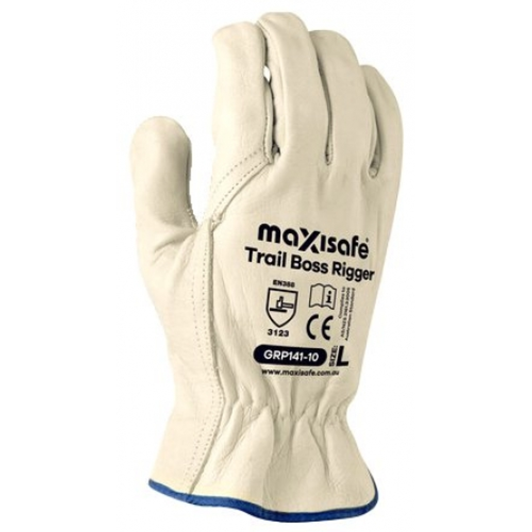 Maxisafe Premium Beige Rigger Glove (Pair)