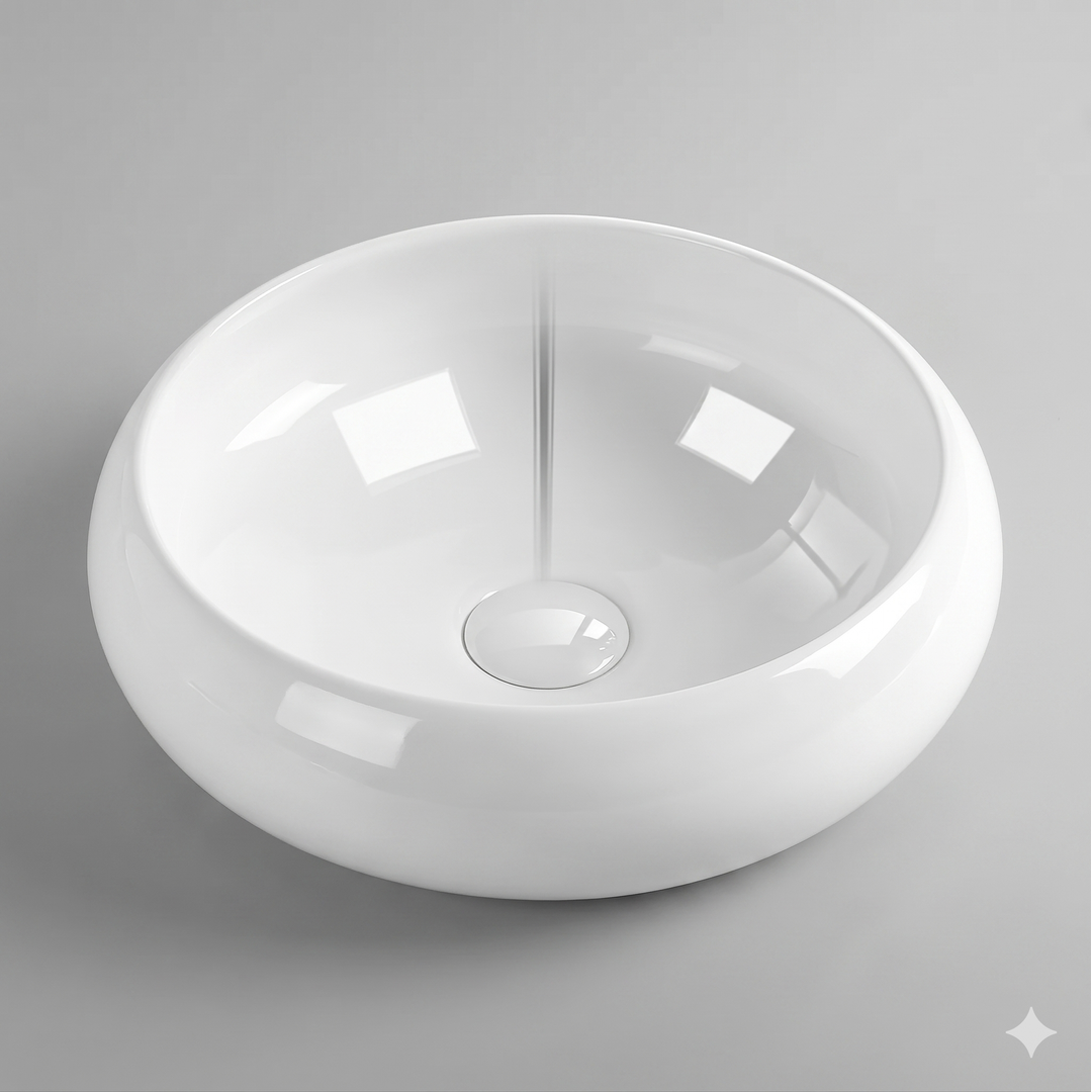 Otti Laguna 415X415X120 Basin Gloss White