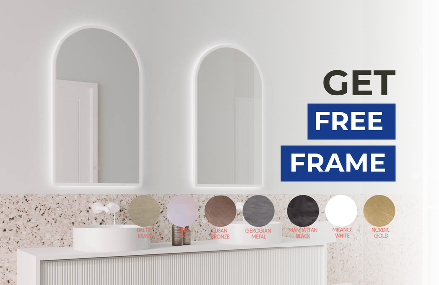 Free Frame Upgrade - Remer Mirrors & Shaving Cabinets