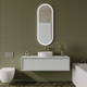 Remer Great Gatsby Led Mirror Milano White Frame With Mirage Magnifier