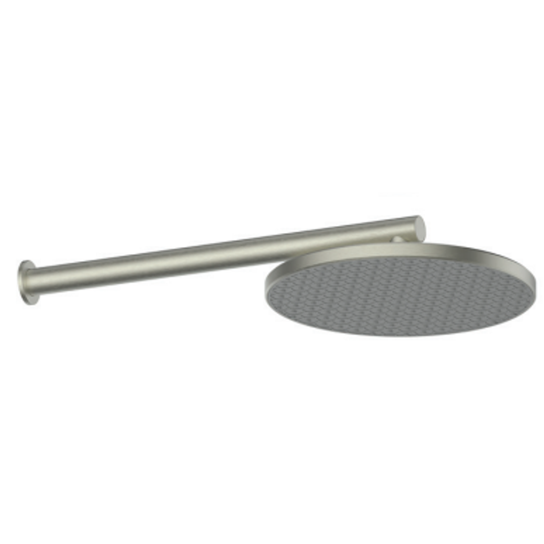Greens Glide Rainboost Wall Shower Brushed Nickel