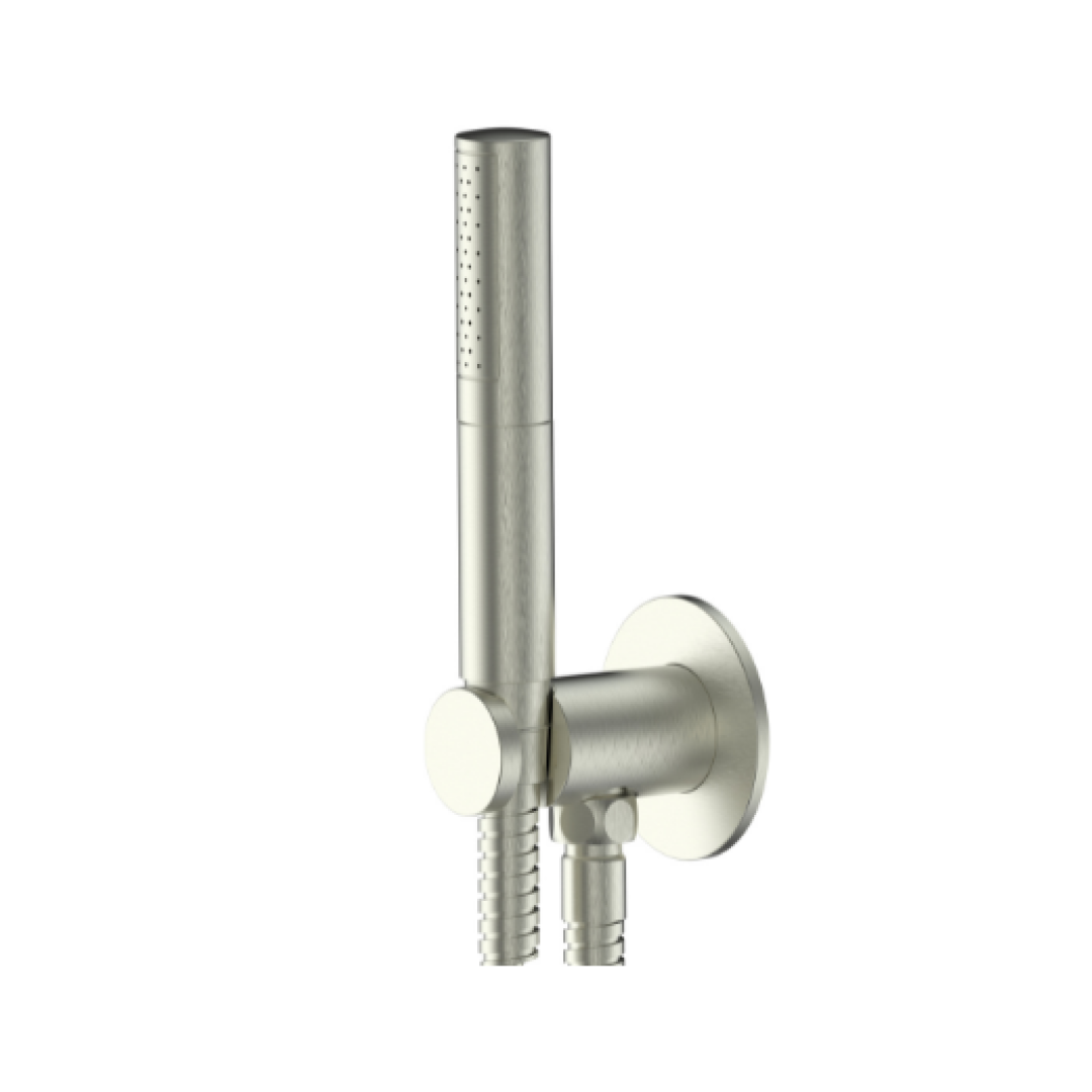 Greens Optima Plus Modular Pin Handshower Brushed Nickel