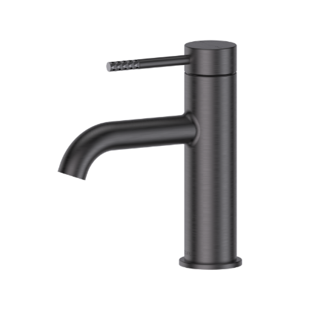 Greens Optima Plus Basin Mixer Pvd Gun Metal