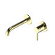 Greens Optima Plus Wall Basin / Bath Mixer Pvd Brushed Brass