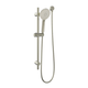 Collis Bakara 3F Round Hand Shower On Retro Fit Rail Brushed Nickel H12013Bn + Rr2