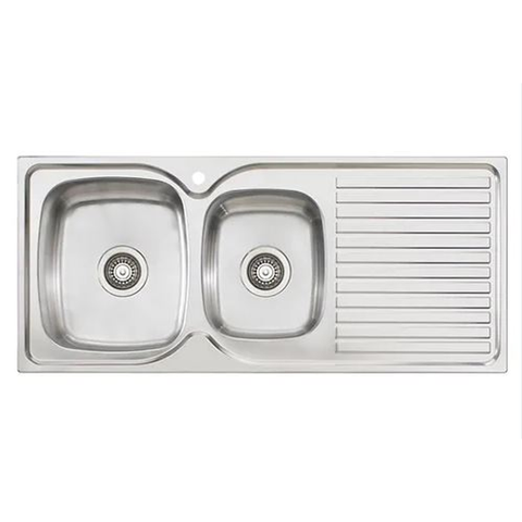 Oliveri Harmony Sink 1 & 3/4 Bowl With Drainer 1TH Left HB