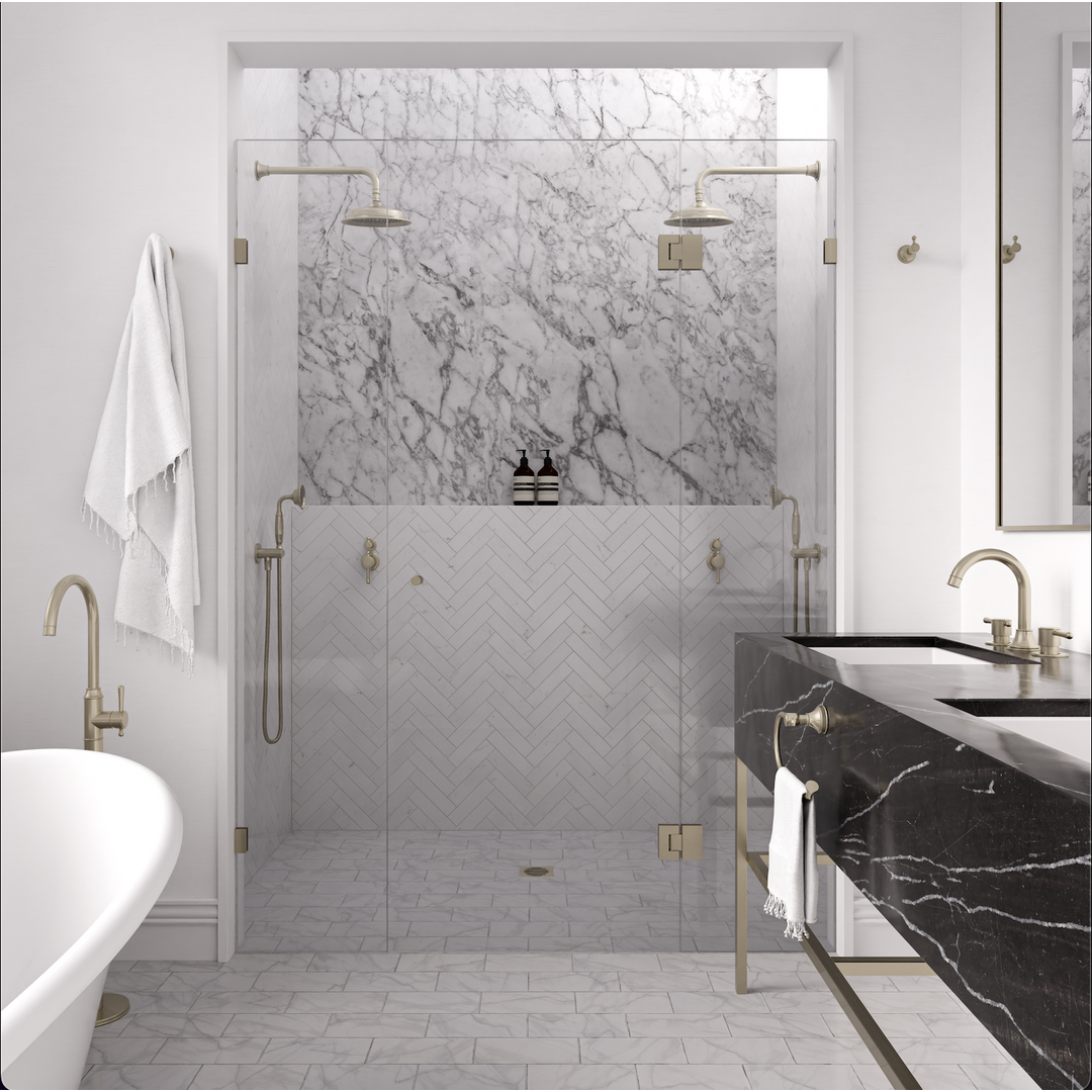 Meir Harrington Shower Head Brushed Nickel