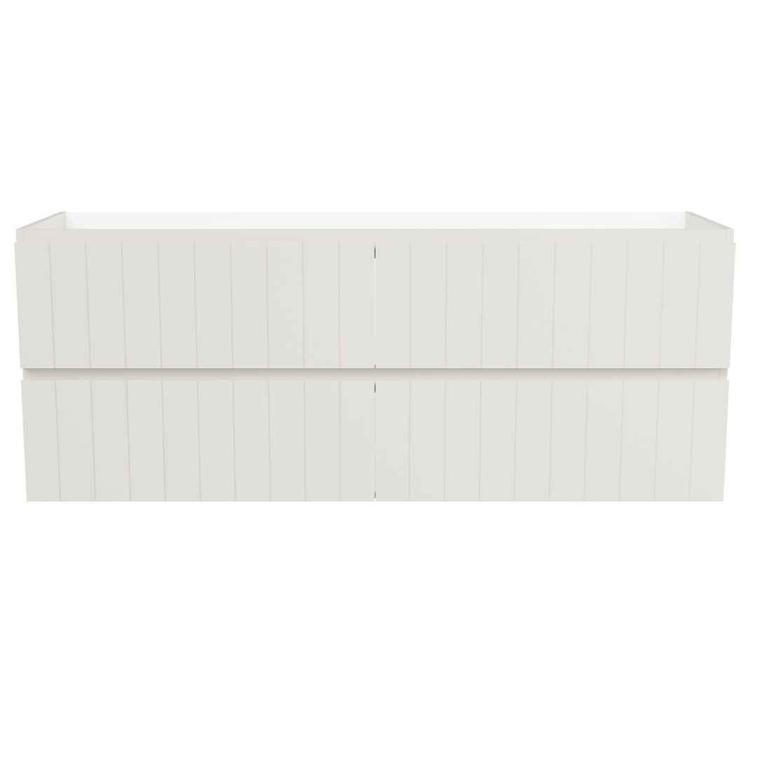 Timberline Henley Wall Hung Vanity 1500mm Centre Bowl - Cabinet Only