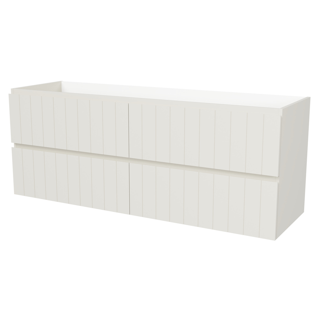 Timberline Henley Wall Hung Vanity 1500mm Centre Bowl - Cabinet Only
