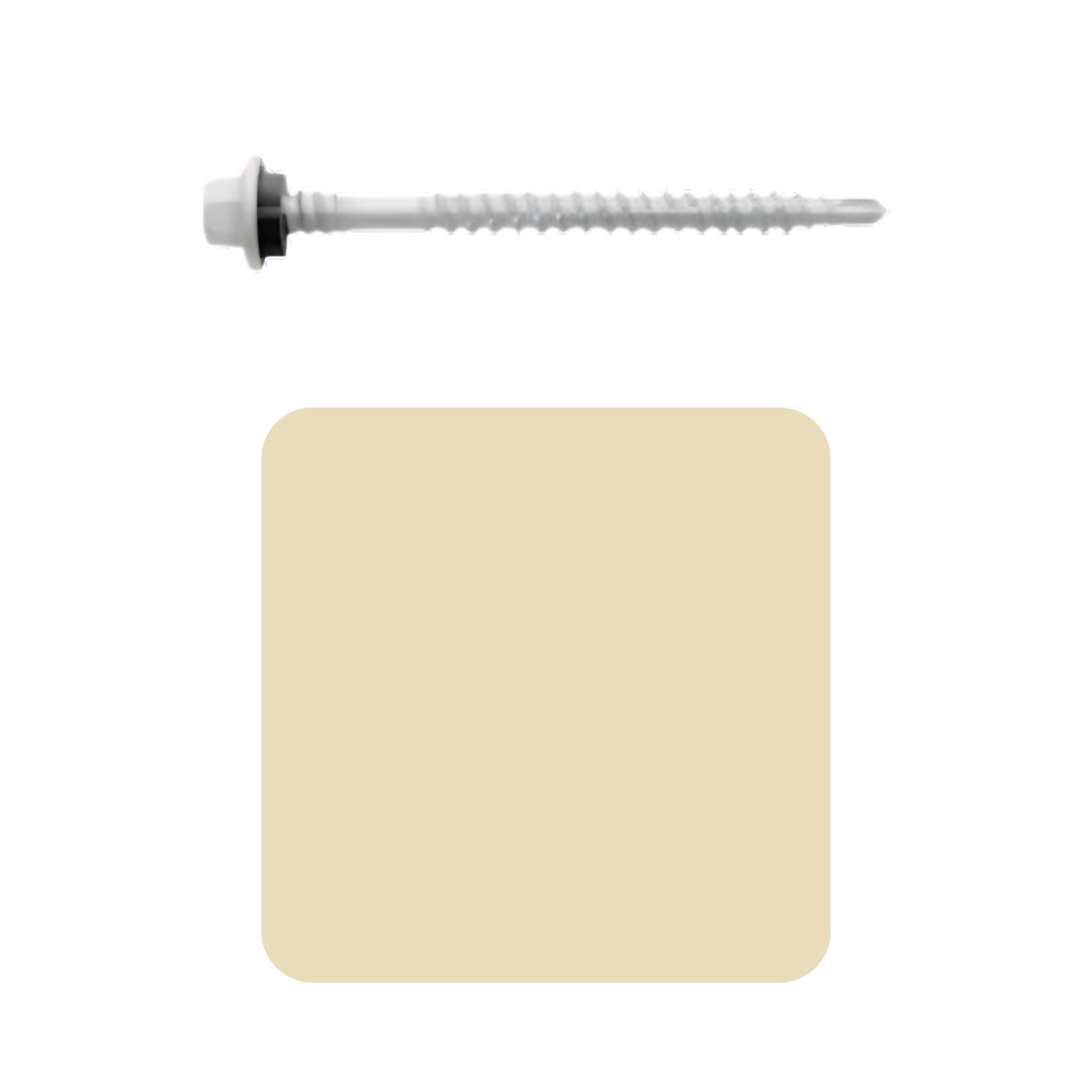 Roofing Screw Timber/Metal M6# 25mm Colorbond (100 Pack)