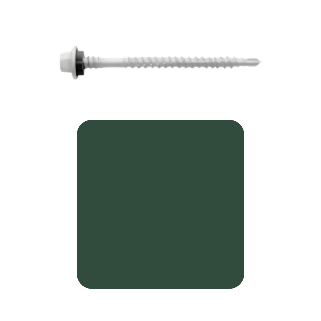Roofing Screw Timber/Metal M6# 25mm Colorbond (100 Pack)