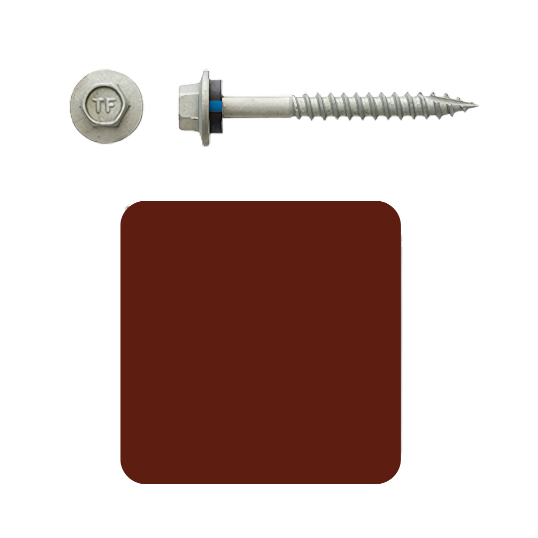 Roofing Screw Timber 12# 50mm Colorbond (100 Pack)
