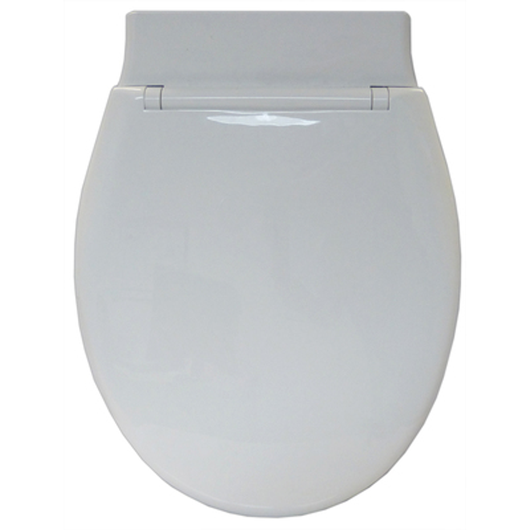 Haron Plastic Seat Abs Hinges White Carnival (Tasman Seat) Ts-260