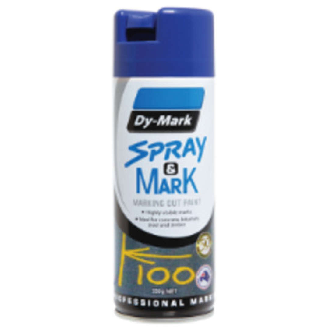 Dy-Mark Spray & Mark Marking Paint Aerosol 350G  Blue