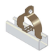 Two Piece Channel Clip Suit 50Mm Copper Fm133-051