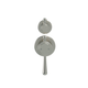 Meir Harrington Shower Divertor Mixer Finished Parts Brushed Nickel