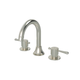 Meir Harrington Three Hole Basin Set With Lever Handle Brushed Nickel