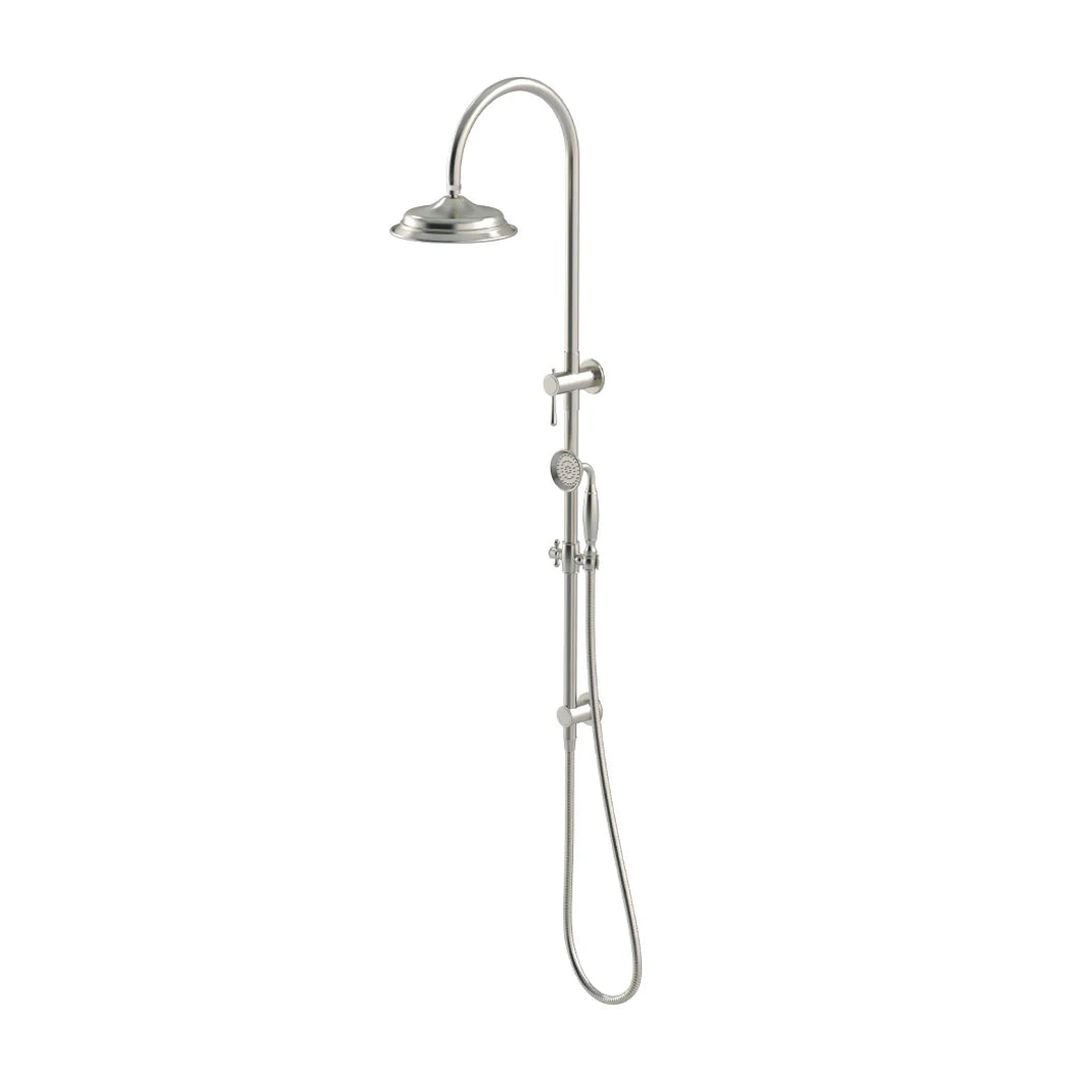 Meir Harrington Shower Rail Set Brushed Nickel