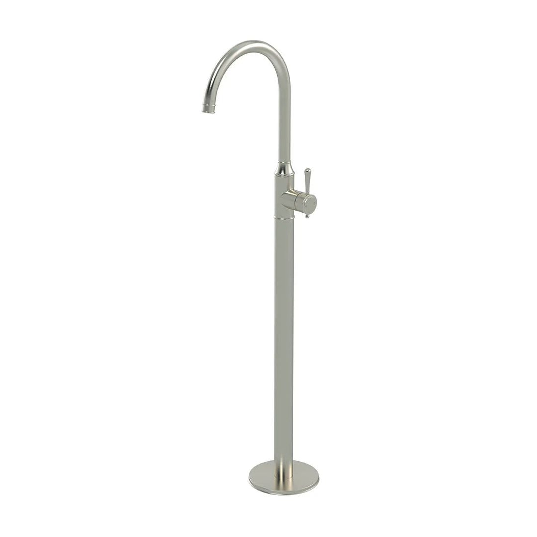 Meir Harrington Freestanding Bath Filler Brushed Nickel