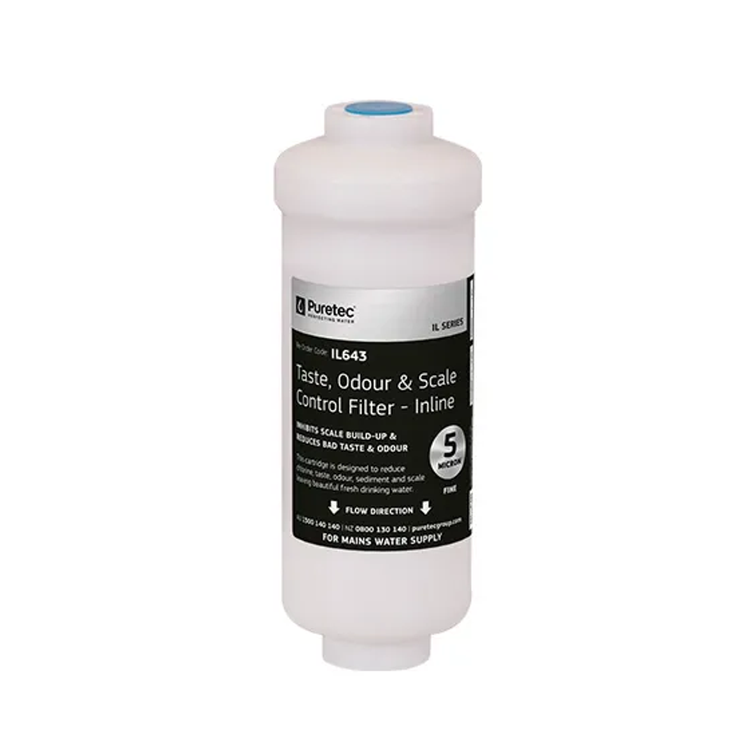PURETEC INLINE IL643 6' CARTRIDGE 1/4' BSP 5UM