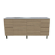 Timberline Nevada On Legs Vanity 1800 Sgl Bowl Silksurface White Gloss U/C Basin
