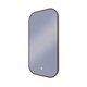Remer I-Series 450 Soft Rectangle Led Mirror With Demister Cuban Bronze Frame