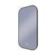 Remer I-Series 450 Soft Rectangle Led Mirror With Demister Manhattan Black Frame