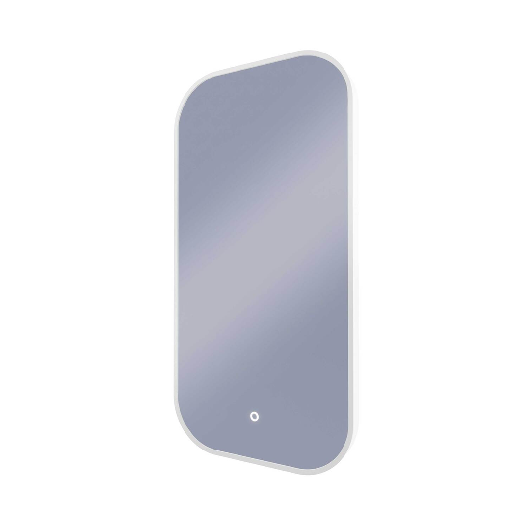 Remer I-Series 450 Soft Rectangle Led Mirror Milano White Frame