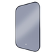Remer I-Series 600 Soft Rectangle Led Mirror Manhattan Black Frame