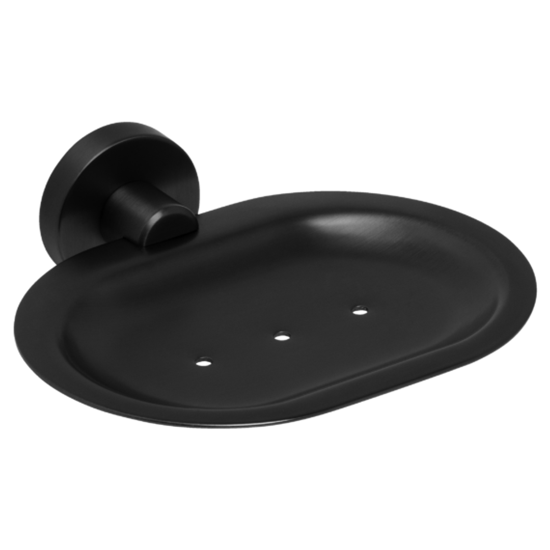 JOHNSON SUISSE VENEZIA SOAP DISH MATTE BLACK