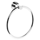 JOHNSON SUISSE VENEZIA TOWEL RING CHROME