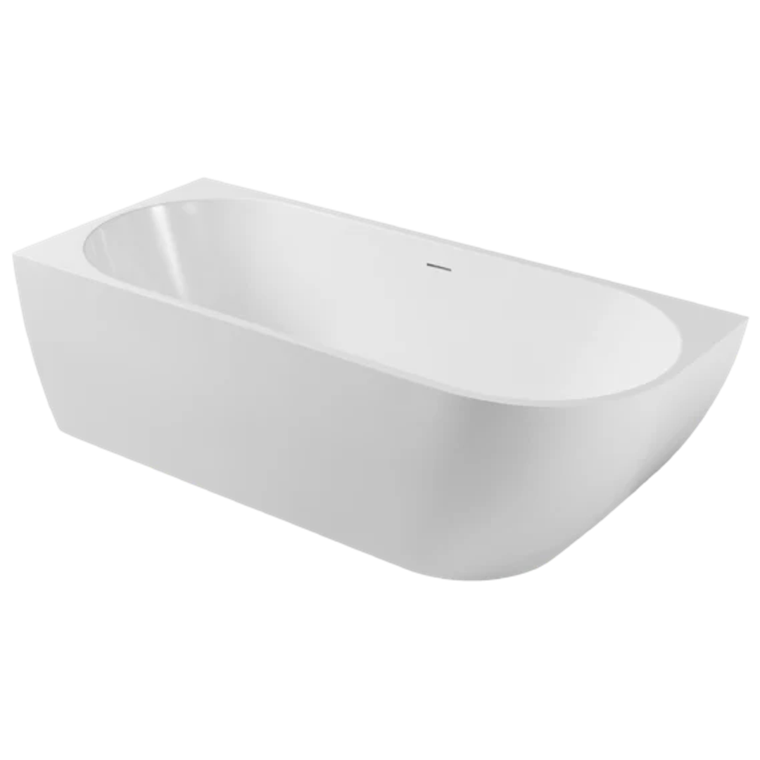 Johnson Suisse Venezia Corner Left Acrylic Bath 1700 X 750 X 590 Of P&W Matte White