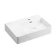 Johnson Suisse Quado Shelf Basin Lh 605X420Mm 1 Taphole Overflow Pw5 Jbsq860L1Pw5