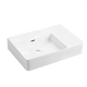 Johnson Suisse Quado Shelf Basin Rh 605X420Mm 0 Taphole Overflow Pw5 Jbsq860R0Pw5