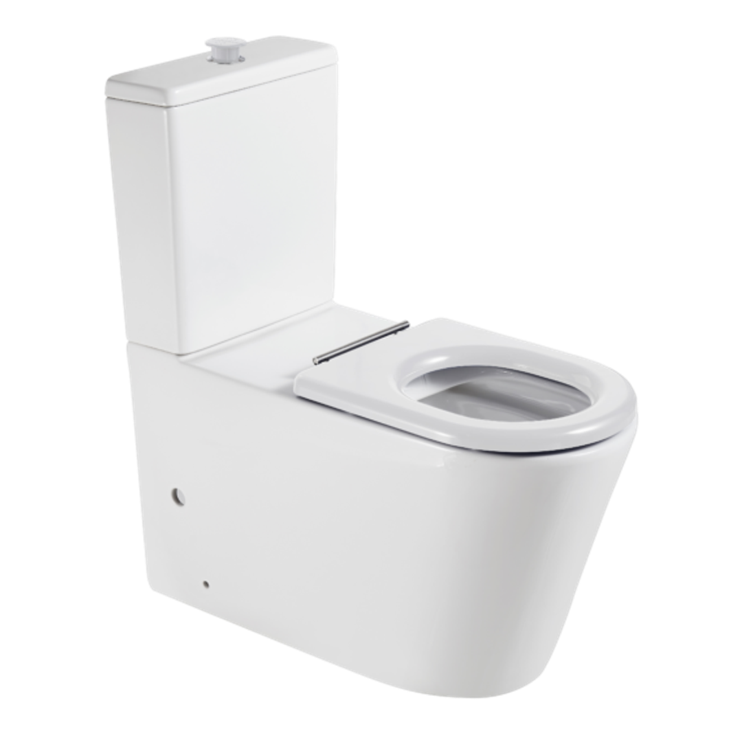 Johnson Suisse Venezia Care Cc Flush To Wall Rimless Suite White Seat Jttv341333317Wh