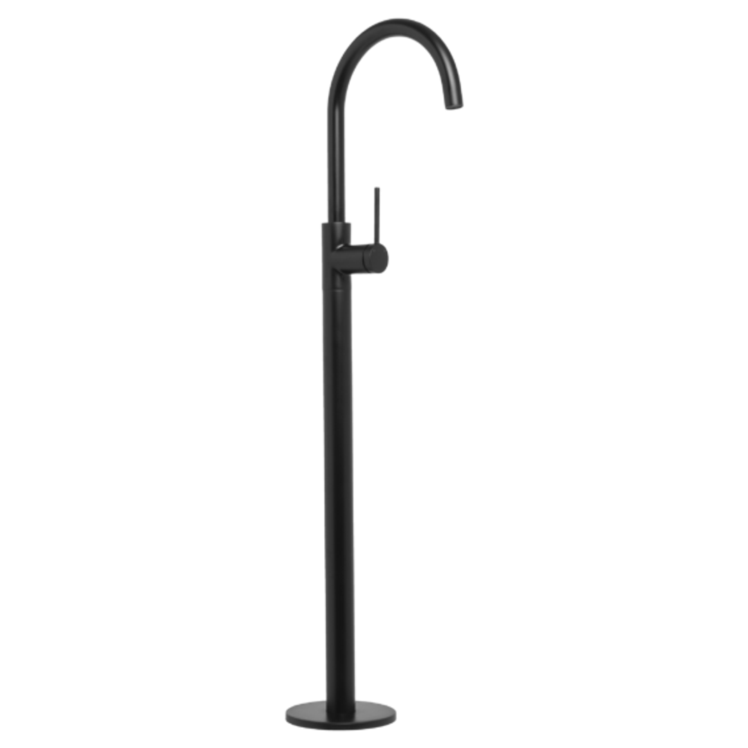 Johnson Suisse Venezia Freestanding Bath Filler Matte Black