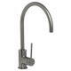 Johnson Suisse Venezia Gooseneck Sink Mixer Gun Metal Lead Free